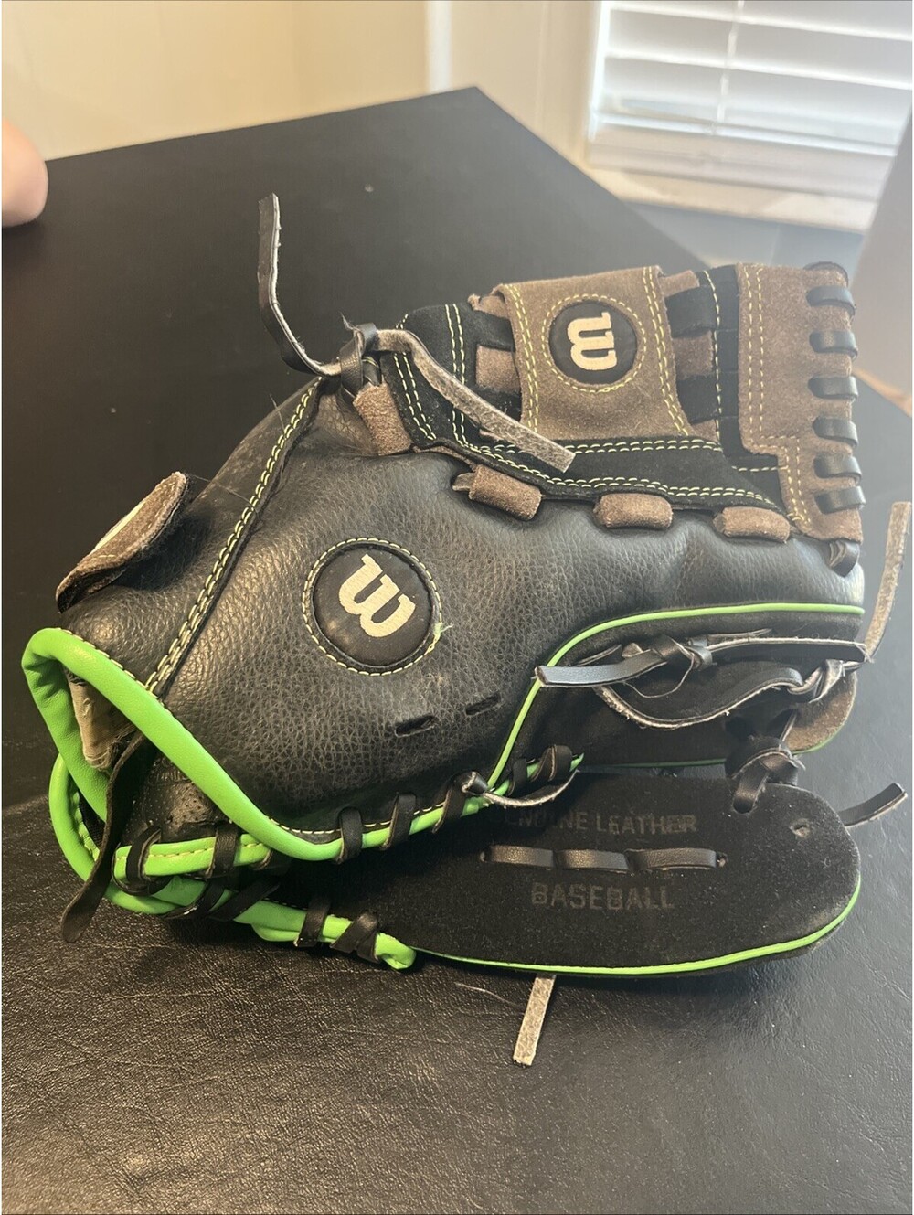 Wilson A350 Dual Hinge Baseball Glove Genuine Leather 11” AO3RB15B511LG